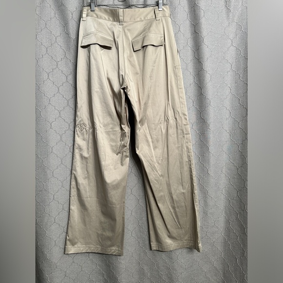ZARA Satin Cargo Pants size Medium - New without Tags - Picture 6 of 8